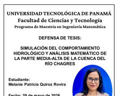 FCT, UTP, Facultad de Ciencias y Tecnología, Universidad Tecnológica de Panamá, Maestría en Ingeniería Matemática