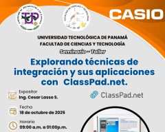 FCT, UTP, Facultad de Ciencias yTecnología, Universidad Tecnológica de Panamá, Aula Casio 